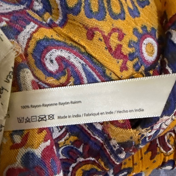 Free People One Aloha Parsley Printed Wide-Leg Pants at Free People - Picture 8 of 10